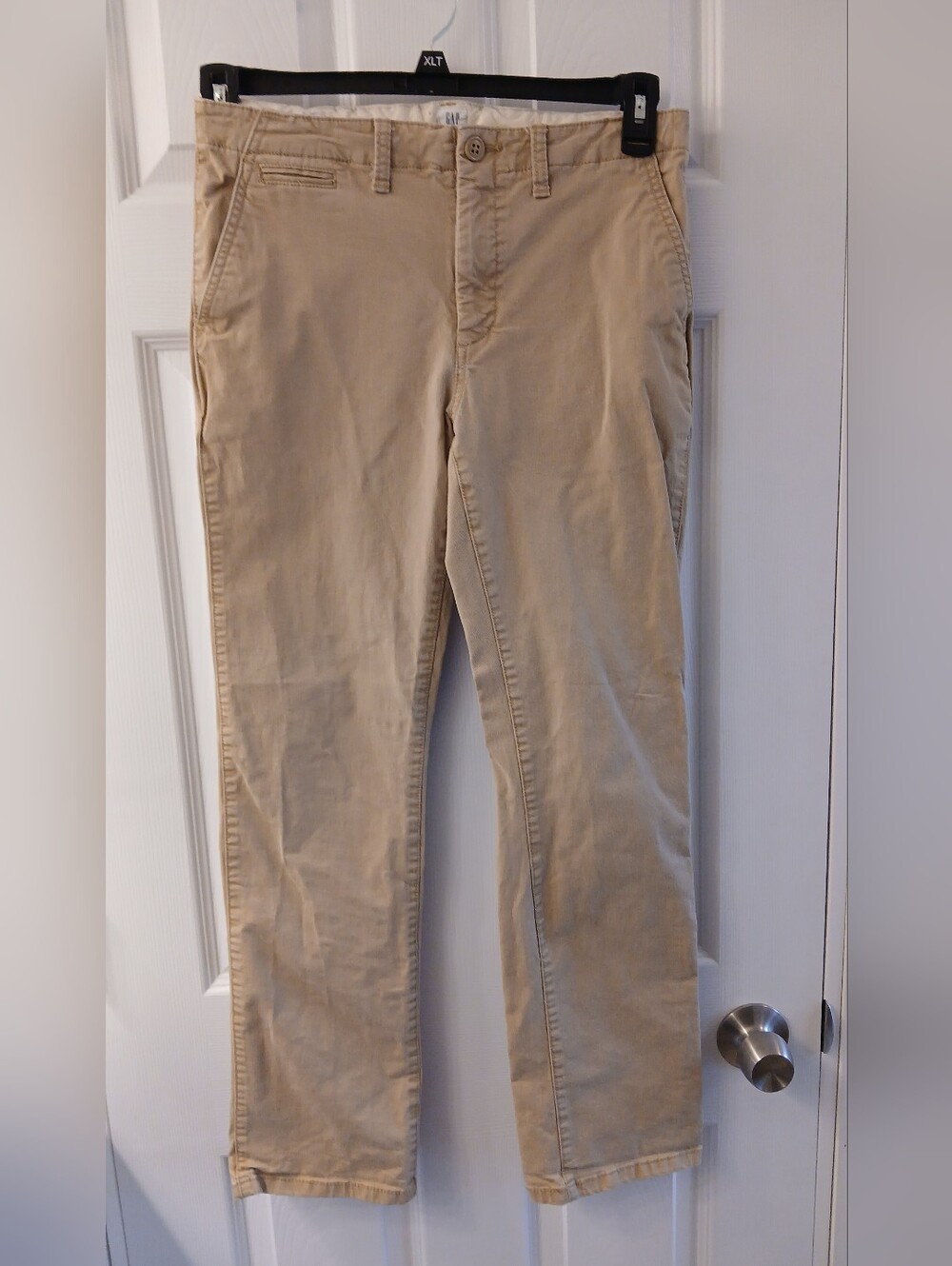 GAP Kids Khaki Cotton Trousers – Size 16 Husky